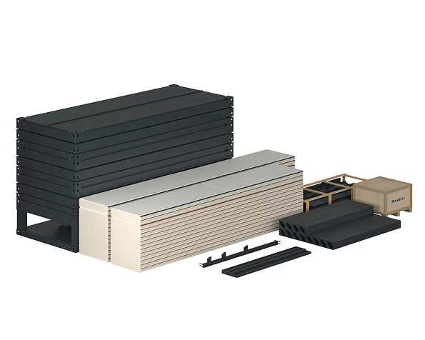 Интерьер Быстровозводимый дом LIGHT 88 БЕЛЫЙ